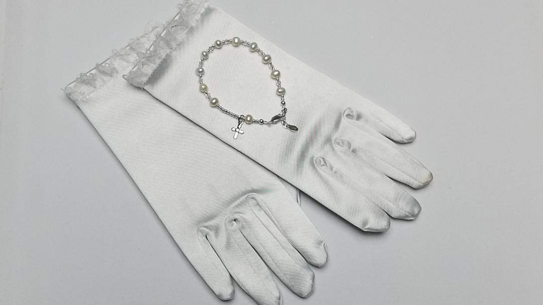First Communion Lace Gloves